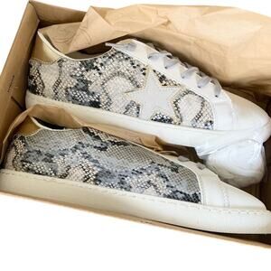 Vintage Havana Bianca Snake Sneakers Size 11.5 Snake Star Logo Shoes NEW